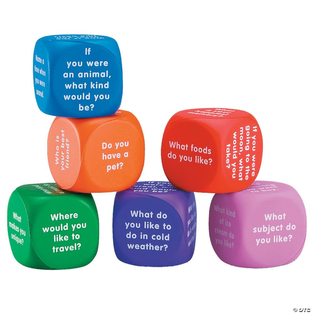 6 Pc Conversation Cubes