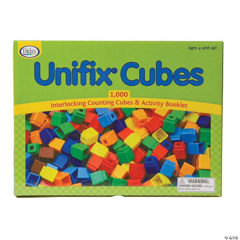 New Pack of 50 Yellow Counting Cubes Maths Link Cubes 