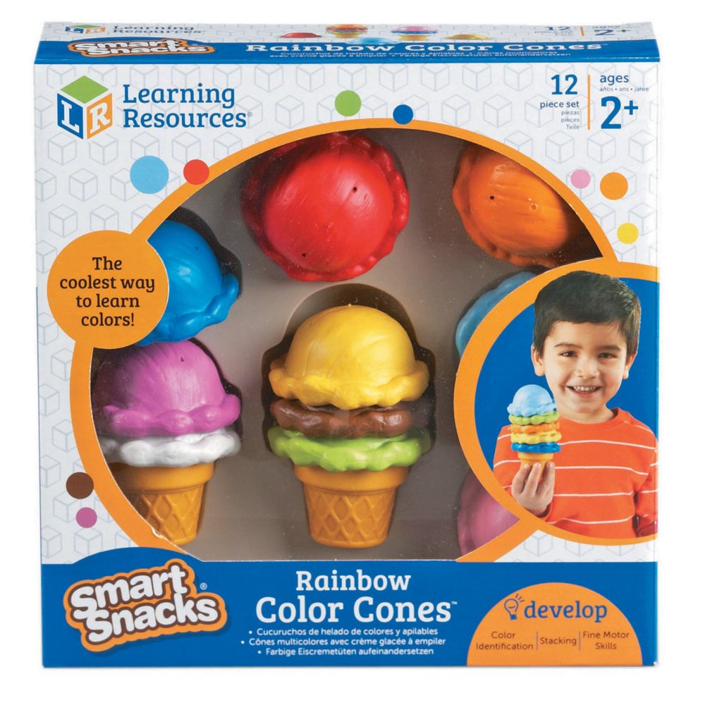 Learning Resources Smart Snacks Rainbow Color Cones From MindWare