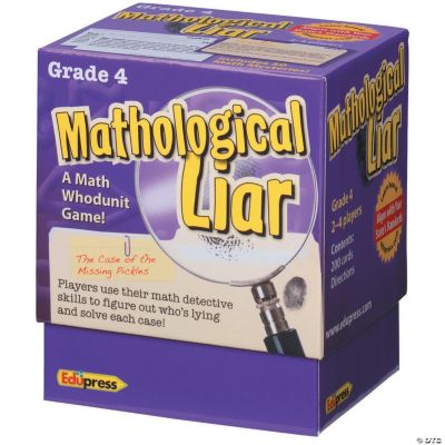 Edupress Mathological Liar Gr 4 Game | Oriental Trading