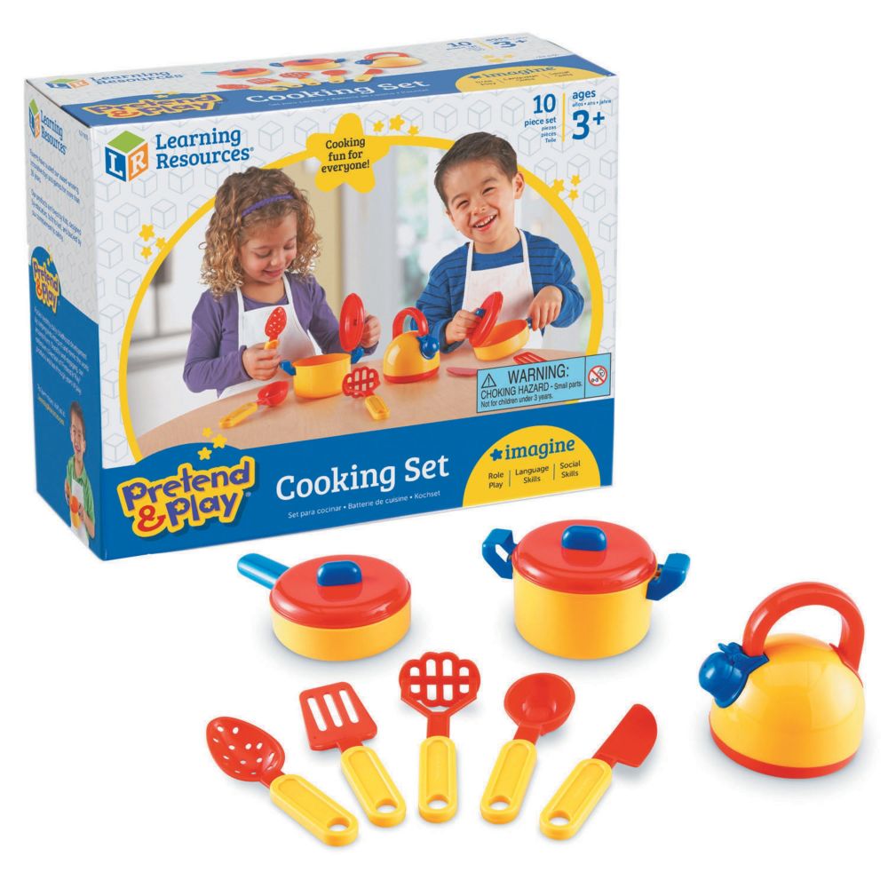 Pretend & Play Cooking Set 10 Pcs From MindWare