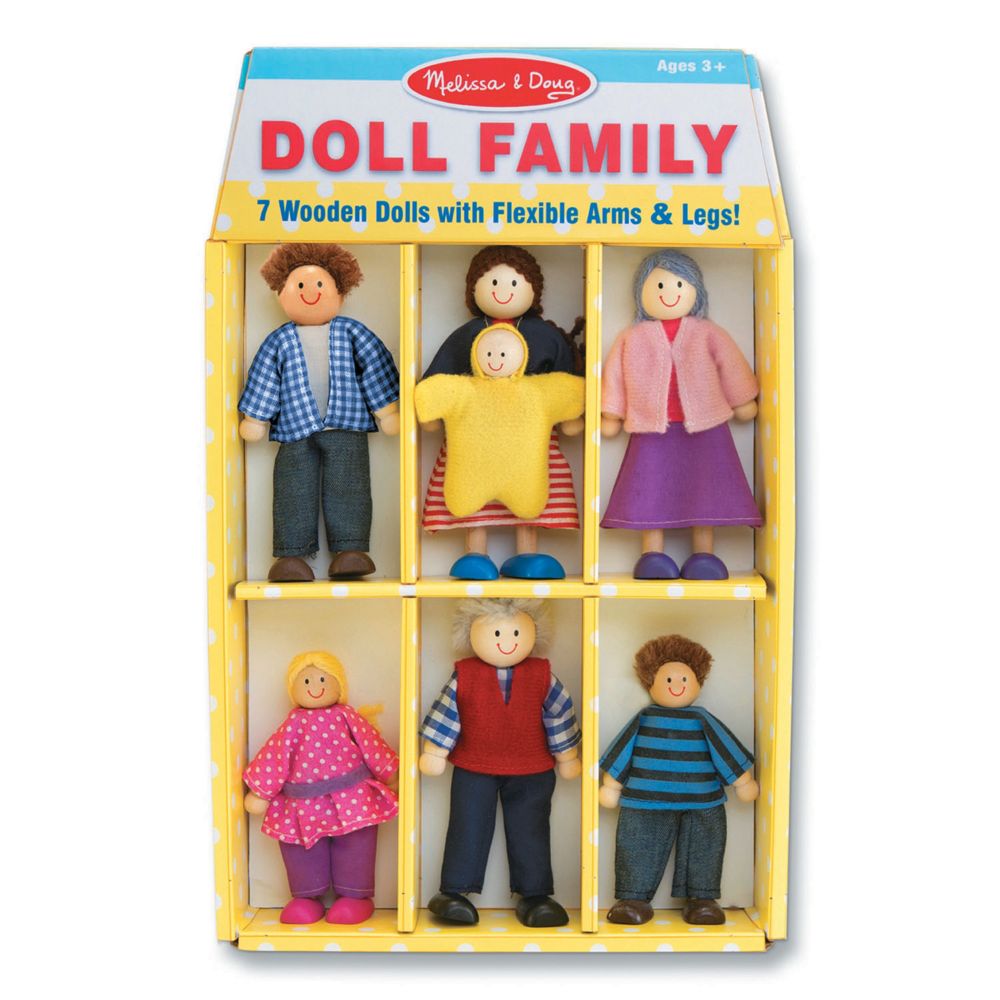 Wooden Family Doll Set From MindWare