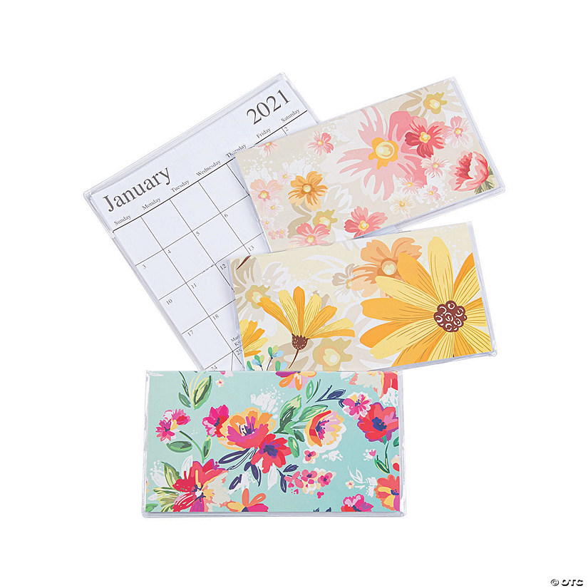 2020 - 2021 Floral Pocket Calendars - Discontinued