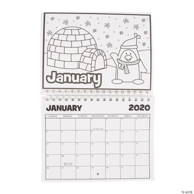 2020 Color Your Own Calendar Discontinued