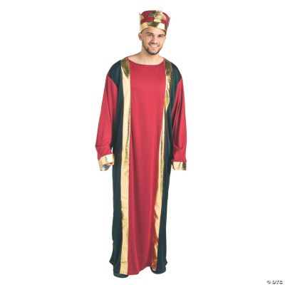 Adult’s King Herod Polyester Nativity Costume with Headpiece One Size
