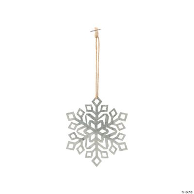 Metal Snowflake Ornaments | Oriental Trading