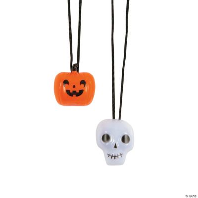 Halloween LightUp Necklaces Jewelry 12 Pieces eBay