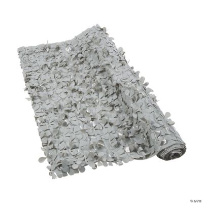 Grey Floral Sheeting Backdrop Oriental Trading