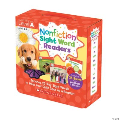 Scholastic Nonfiction Sight Word Readers Parent Pack: Level A, 25 Books |  Oriental Trading