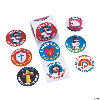 Inspirational Bible Verse Stickers Oriental Trading