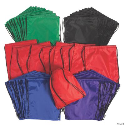 Medium Drawstring Bag Assortment | Oriental Trading