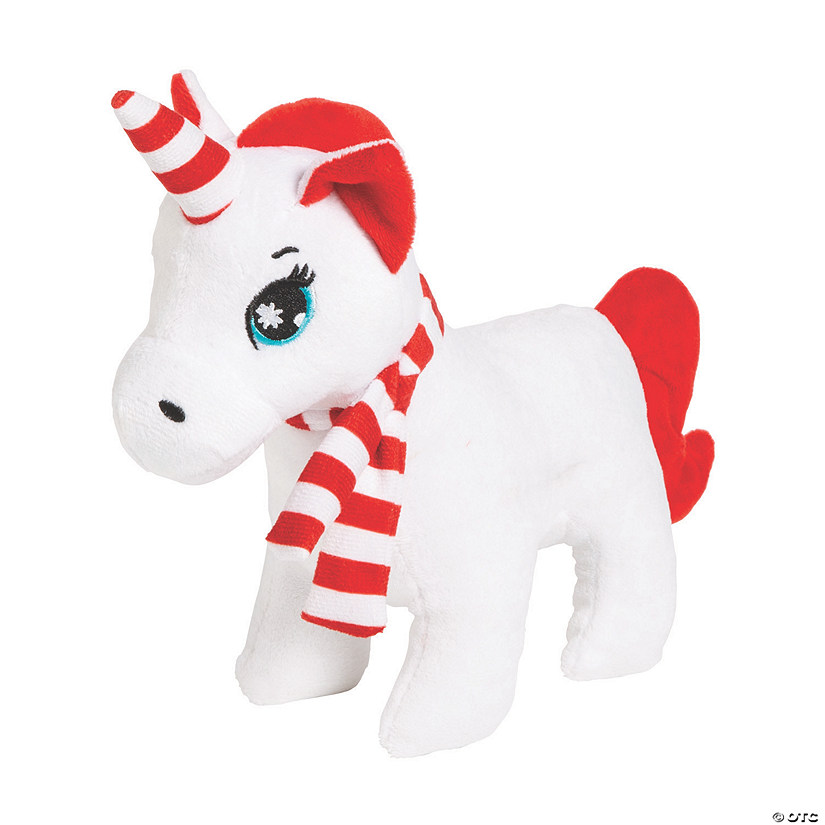 Lil Peepers Snowflake White Unicorn Soft Toy Children Small Plush Christmas Gift 