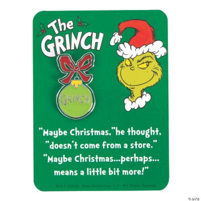 Dr. Seuss™ The Grinch Pins with Card