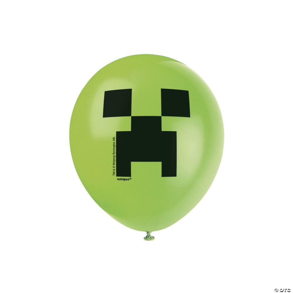 8 Pc 11 Minecraft 11 Latex Balloons