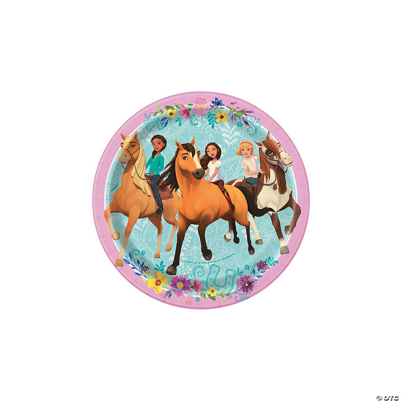 25 Spirit Riding Free Stickers Party Favors 2.5" x 2.5" 