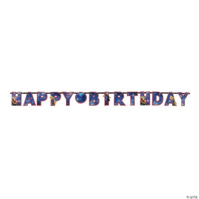 Captain Marvel™ Add-an-Age Birthday Banner - Discontinued