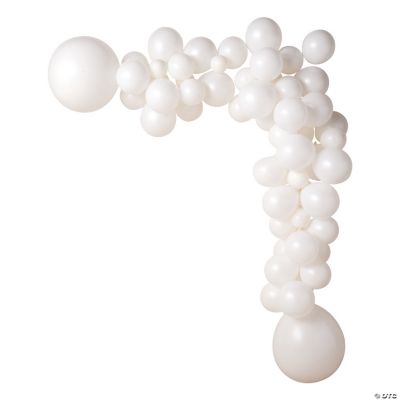 White Balloon Garland Kit 50 Ft. Oriental Trading