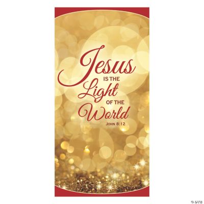 Jesus is the Light of the World Door Banner