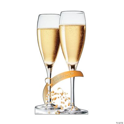 new year champagne glass