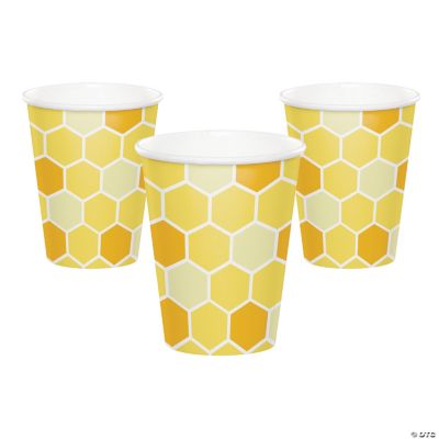 Bumblebee Party Yellow Paper Cups 8 Pc. Oriental Trading