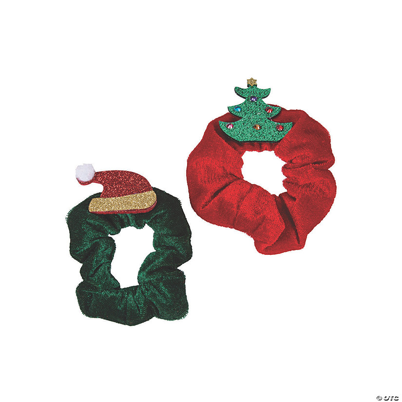 Christmas Scrunchie/Scrunchies for Hair/Christmas Hair/Red and Green 