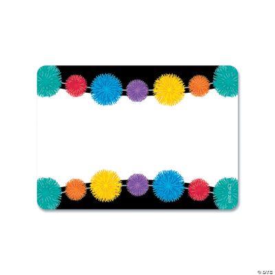 Pom-Pom Name Tags | Oriental Trading