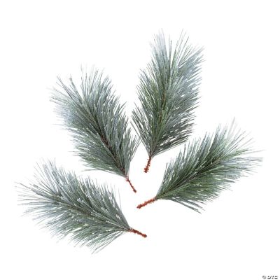 Artificial Pine Branches Lot of 10 Pcs Faux Greenery Fake Pine