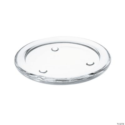 Clear Glass Candle Plates Oriental Trading