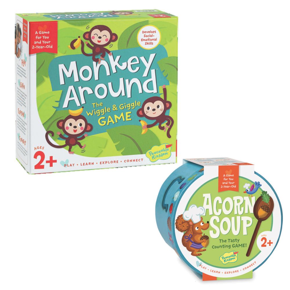 Monkey Around/Acorn Soup: Set Of 2 From MindWare