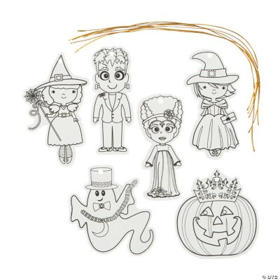 Color Your Own Halloween Ornaments | Oriental Trading