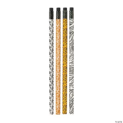 fuzzy-animal-print-pencils-oriental-trading