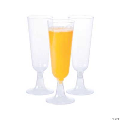 Clear Mimosa Flutes