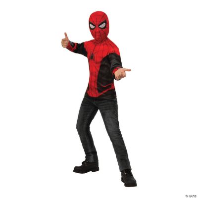Boy's Spider-Man: Far From Home™ Red & Black Costume Top | Oriental Trading