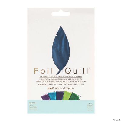 We R Memory Keepers® Foil Quill™ Sheets - Peacock