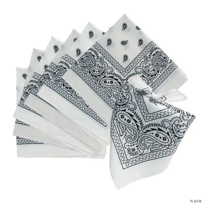 Classic White Bandanas