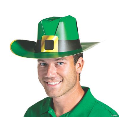 St. Patrick'S Day Cardstock Cowboy Hats - Apparel Accessories - 12 ...