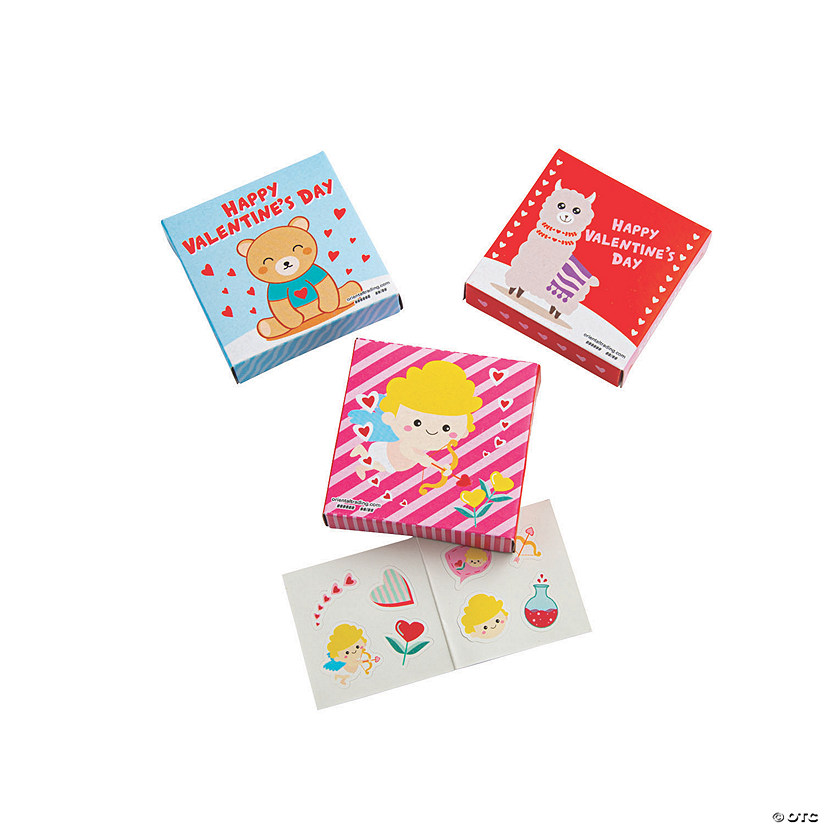 Sticker Box Valentine Exchanges for 36