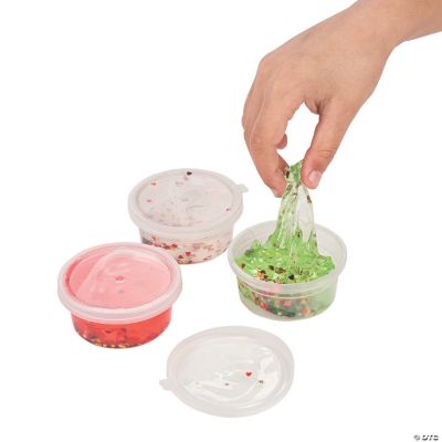 Christmas Confetti Slime Oriental Trading