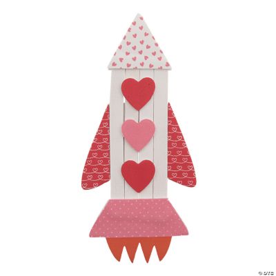12 (ONE DOZEN) Valentine's Day Craft Kits for Kids ABCrafts