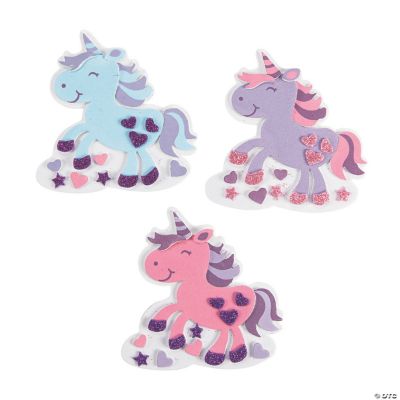 Magical Mod Unicorn Valentine's Day Stickers