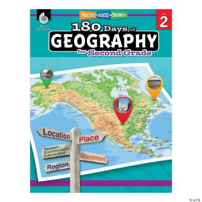 180 Days Of Geography 2nd Grade - 