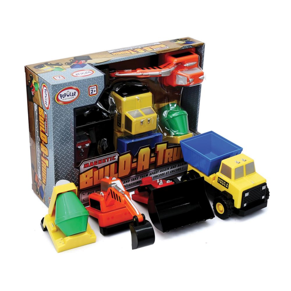 Popular Playthings Magnetic Build-a-Truck(TM) Construction Set From MindWare