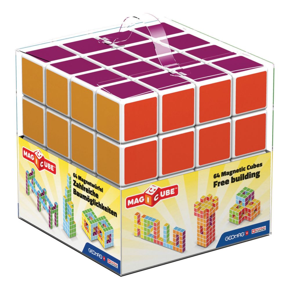 Magicube(TM) - 64 Pieces Multicolored Free Building Set From MindWare