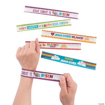 Bulk He Lives Slap Bracelets 50 Pc. Oriental Trading