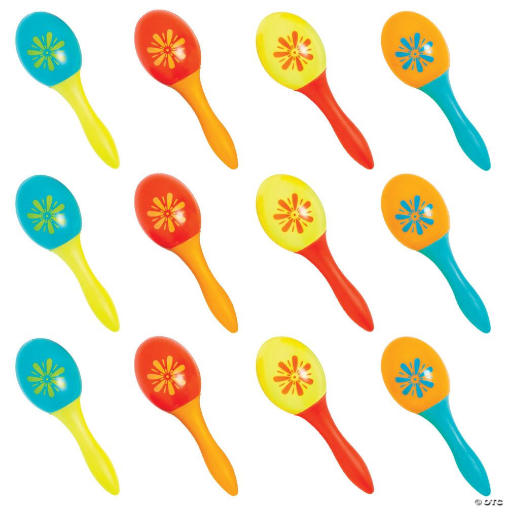 Let's Fiesta Maracas - 12 Pc.