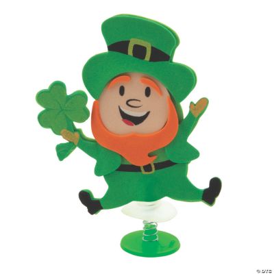 St. Patrick's Day: Lady Leprechaun - Removable Adhesive Decal