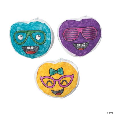 Color Your Own Heart-Shaped Coin Purses - Craft Kits - 12 Pieces | eBay