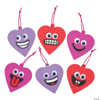 Goofy Valentine Heart Ornament Craft 