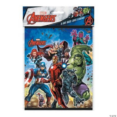 Marvel Comics The Avengers Plastic Loot Bags Party Supplies 8