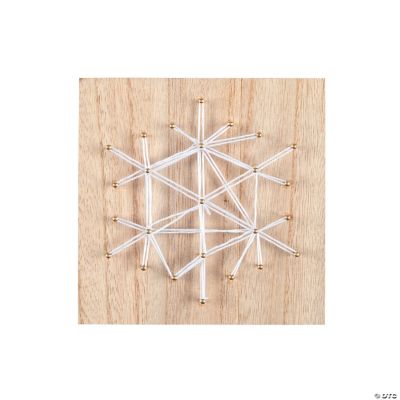 Snowflake String Art Craft | Oriental Trading